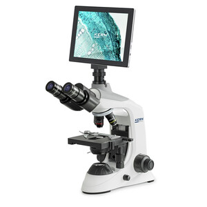 Kern Microscope Digital microscopy set, OBE 124T241, HF, digital, 1.25 Abbe Condensor, fixed, USB 2.0, 40-400x, Dl, 3W LED, 5 MP, Tablet