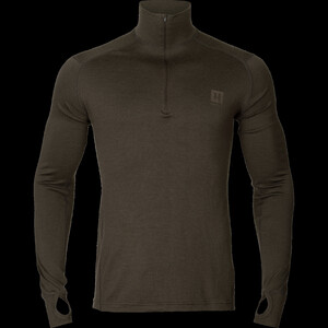 Härkila Base All Season half zip Shadow brown, M