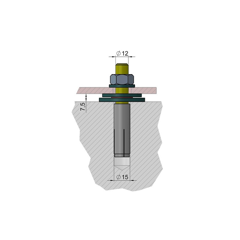 euro EMC Anchoring set 1 for observatory column P300