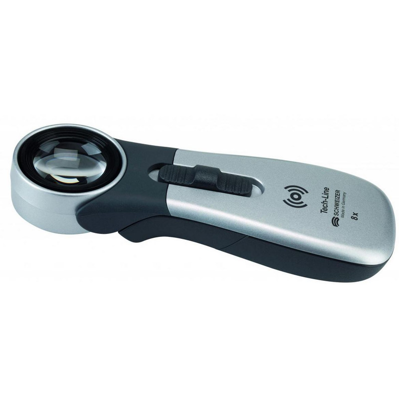 Schweizer Magnifying glass Tech-Line induction, 2700K, 10x,Ø22.8mm, aplanatic